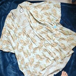 Forever21 poolside duster size L Mint/ Coral